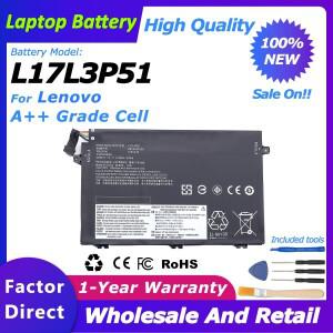 L17L3P51 레노버 씽크패드 E15/E480/E490/E495 E595 R480 시리즈 SB10K79606용 교체 리튬이온 노트북 배터