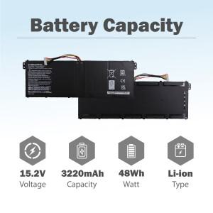 AC14B8K 노트북 배터리 Acer Aspire R5-571T S14 CB3-511 Swift 3 F314-51 E5-77 R 11 R3-131T 용