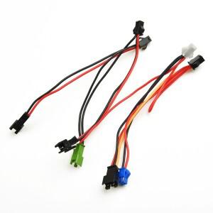 전기 자전거 조명 연결 라인, 24-60V, E-바이크 헤드라이트, 전방 후방 미등, 고무 와이어, Ebike 사이클