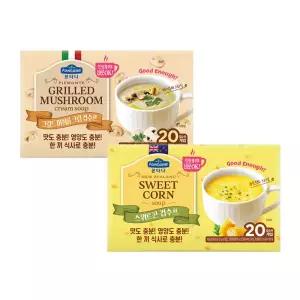 폰타나 머쉬룸수프 20g 20개+스위트콘 수프 20개 2407753 J