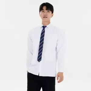 고품질 교복몰 남자 심플 포켓 긴팔 셔츠 교복 학생복 유니폼 교복와이셔츠 (WDC72E7)