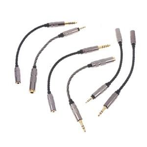 오디오 케이블 2.5 수-4.4 암 밸런스드 실버 도금 코드 2.5mm/4.4mm-3.5mm 어댑터, MP3 음악 플레이어 용