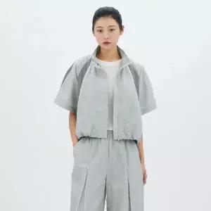 LAP 배색 하이넥 나일론점퍼 AR2WZ463