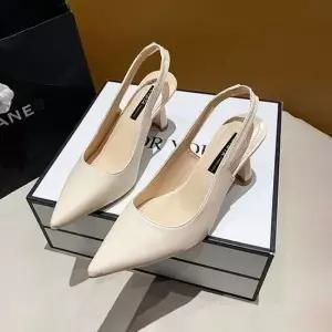 직장인 모던룩 스틸레토힐 슬링백 구두 펌프스 캐주얼구두