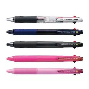 유니 LA52ZP56 SXE3-400-0.38 제트스트림 3색 0.38mm 이니셜각