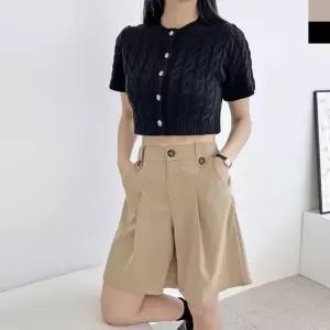 KPP 9993 여자5부치마반바지_벨트포함 5부 5부반바지 5부팬츠 (WA496B4)