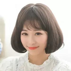 단정한 데일리 연출 단발 통가발 (망포함) 모자가발 통가발 연습가발 (W6C00AD)