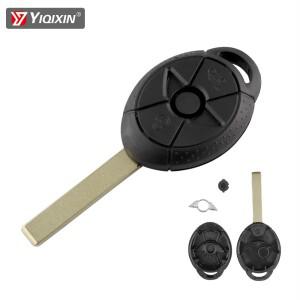 YIQIXIN Old For BMW 호환 미니 소형 쿠퍼 S R50 R53 원격 자동차 키 쉘 Fob 커버 케이스 3 버튼 스마트 블
