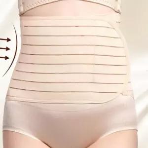 하이웨스트 찍찍이 여성 복대 허리살 보정 탄성밴드 힙업팬티 웨딩속옷 (WA96745)