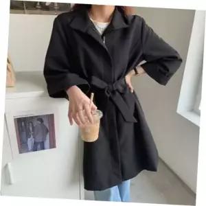 가을야상 트렌치코트 집업스타일 빅사이즈 여자 LF7445