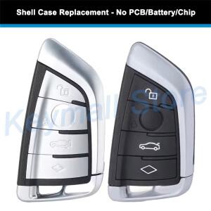 KEYECU 스마트 리모컨 자동차 키 케이스 4버튼 커버 BMW 호환 G20 G30 G32 G11 G15 G29  용