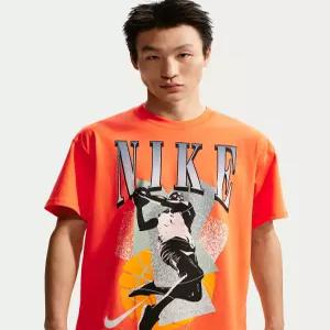 나이키 농구 티셔츠 M - 터프 오렌지 IH4132-842 493876