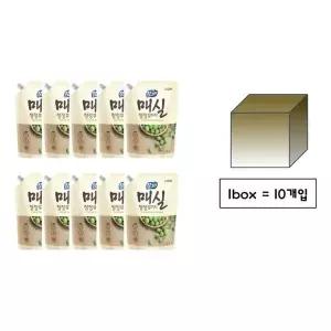 참그린 주방세제 매실1kg 리필용 1box(10입) 주방청소 청소 다목적 (WAB08A7)