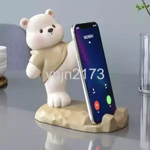  스마트폰거치대 폰거치대 귀여운 곰 회사 책상 사무실 학생 선물