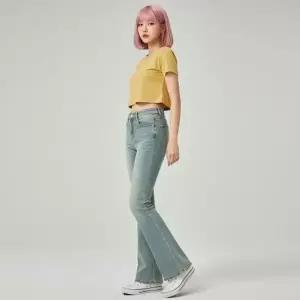 [하프클럽/]몸매 선물 사랑스러운 청바지 여성부츠컷 부츠컷