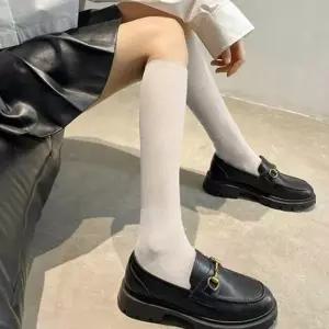 패션양말닉삭스 여성 무릎 양발 패션 골지 니삭스 예쁜 봄 코디 선물