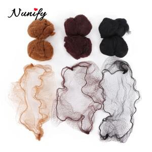 Nunify 5Mm 나일론 머리 메쉬 티 안나는 일회용 발레 댄스 Snoods 롤빵 탄성 가장자리 메쉬