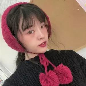 [하프클럽/]휴대용 귀마개 열 방한 보온 따뜻한 귀도리 온도
