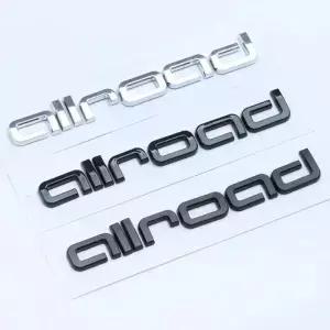 모든 도로 아우디 a4 a6 수정 부품 스티커 자동차 액세서리 allroad X 베이더 스포츠 뒷 트렁크 장식 로고