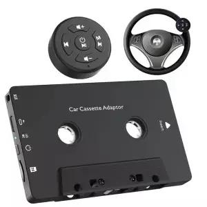 스마트폰 태블릿 MP3 플레이어 TF 카드와 호환되는 리모컨이 된 새로운 차량용 카세트 블루투스 어댑터