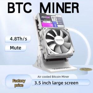 비트코인 채굴기 BITNERDQAXE 8TH BTC 솔로 화면 블록체인 5인치 구성 무소음 대형