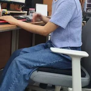 벌집모양 사각 실리콘 의자방석 벌집방석 학생방석