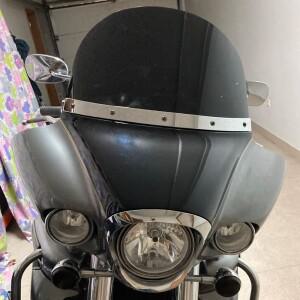 Kawasaki Vulcan 1700 Voyager ABS Vaquero 2009-2016 2017 바이크 오토바이 윈드 실드 윈드 디플렉터 페어