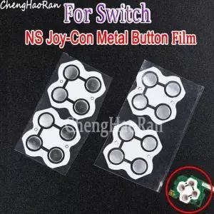 NS 스위치 크로스 키 ABXY 버튼 스티커 JoyCon 핸들 필름 금속 시트 전도성 부품 교체