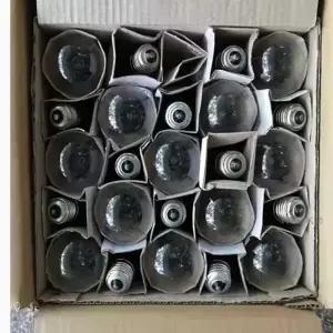 A55 백열 전구 E27 B22 220V 40W 60W 100W 95*55mm 2700K 구식 텅스텐 램프 투명 유리 커버 10개