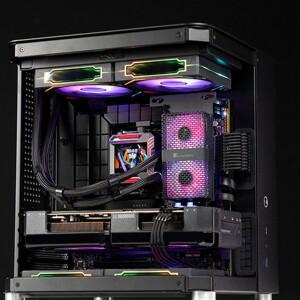 PC 메모리 쿨링 라디에이터 4핀 PWM 듀얼 5020 팬 3600RPM RAM 메모리 쿨러 5V 3핀 ARGB RAM 라디에이터 (D