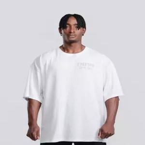 프리덤 1987 와플 오버핏 티셔츠 화이트 672892