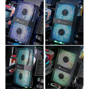 RAM 히트싱크 쿨러 4핀 PWM 듀얼 5020 팬 3600RPM PC 메모리 쿨링 라디에이터 5V 3핀 ARGB RAM 메모리 쿨러
