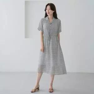 [마담4060]엄마옷 마담4060 고방체크셔츠 여성 데일리 원피스 -ROP2605006-[35955959]
