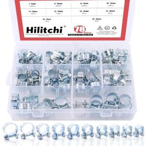 HILITCHI 78 10가지 키트 분사 PCS 라인 호스 스타일 연료 미니 클램프 모음