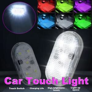 터치 센서 USB LED 실내등 LED 램프 자동차 천장등 독서등 자동차 장식 루프 실내 조명