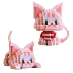 마이웨이드 미니 빌딩 마이크로 삼색 고양이 오렌지 핑크 블랙 블록 래그돌 362PCS