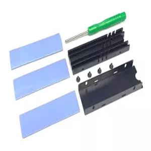 PCPS5에 설치된 2280 NVMeSATA SSD를 위한 3개의 두께 열 패드를 포함한 롱데슨 높이 조절 가능한 M2 방열