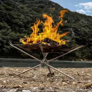 화목난로 스텐 접이식 휴대용 화로대 캠핑 야외 불멍