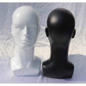 두상 머리 마네킹 모형 모델 스탠드형 얼굴 거치대 메이크업 56cm 목걸이 여성 스킨