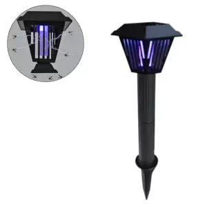 태양광 모기트랩 땅꽂이 야외 LED 모기퇴치기 정원 캠핑 가든라이트