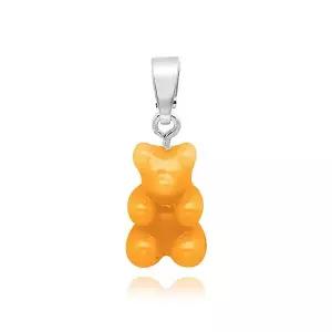 [크리스탈헤이즈] NOSTALGIA BEAR-NYC TAXI YELLOW-CLASSIC CONNECTOR SILVER 여성 참