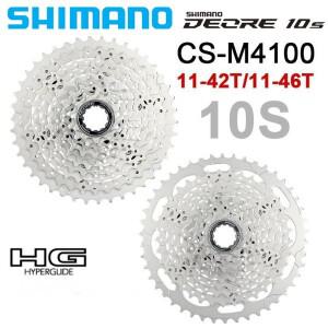 시마노 데오레 M4100 10단 자전거 카세트 MTB 산악 자전거 프리휠 11-42T 11-46T 10S 10V 자전거 부품
