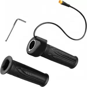 풀 트위스트 스로틀 그립 3핀 방수 커넥터가 있는 1272V 와이드 전압 EBike 업그레이드 전기 자전거 및