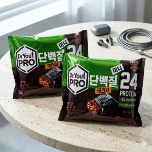 닥터유 프로 단백질바 크런치 미니 고단백 에너지바 280g 2봉