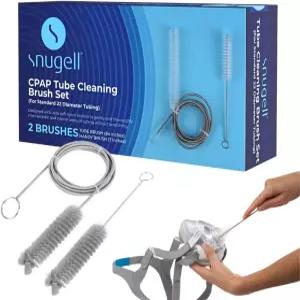 스누젤 CPAP 튜브 청소 브러시 세트 인테리어용 84인치 유연 청소기 및 마스크용 7인치 22mm 설계되어