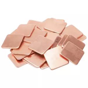 엘베스트 30pcs 15 1 mm 순수 구리 방열판 냉각용 패드 심 열 키트 PC 부품 IC 칩셋 GPU CPU