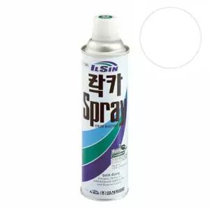 일신 락카 스프레이 무광백색 420ml