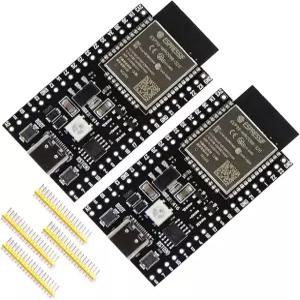 IoT 스마트 홈산업 제어용 ESP32DevKitC32E 개발 보드 2팩 듀얼 코어 240MHz WiFi 블루투스 50USBC 포함