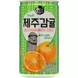 대일 참맑은 제주감귤 주스 175ml 30캔 세트 대용량 과채음료 감귤즙 캔음료 음료수