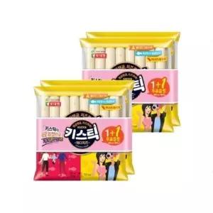 롯데햄 키스틱 간식 소세지 치즈 햄 16개입 4개 GST MNS